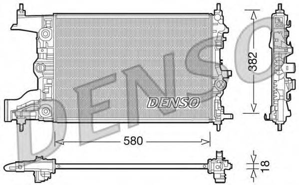 DENSO DRM20099 Радиатор, охлаждение двигателя
