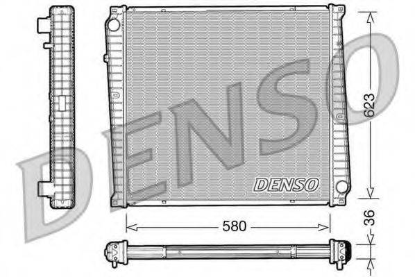 DENSO DRM23017 Радиатор, охлаждение двигателя