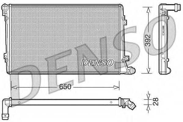 DENSO DRM32019 Радиатор, охлаждение двигателя