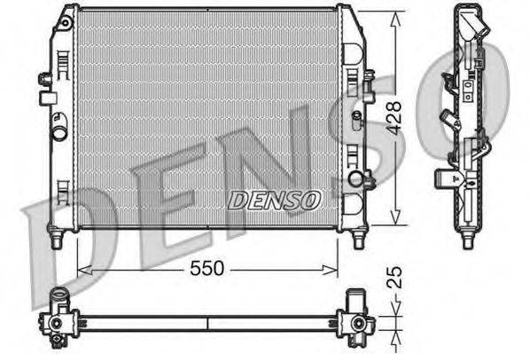 DENSO DRM44008 Радиатор, охлаждение двигателя