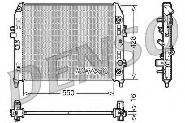 DENSO DRM44009 Радиатор, охлаждение двигателя