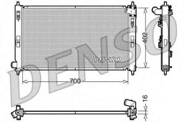 DENSO DRM45023 Радиатор, охлаждение двигателя