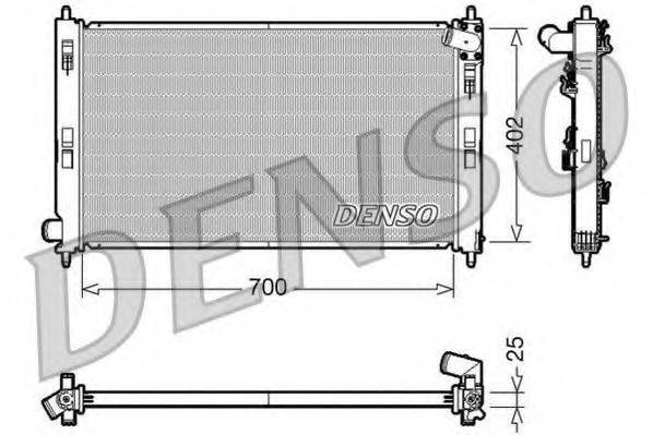 DENSO DRM45032 Радиатор, охлаждение двигателя