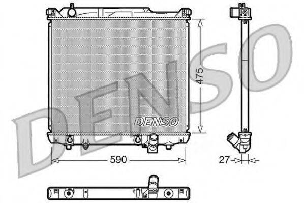 DENSO DRM47020 Радиатор, охлаждение двигателя