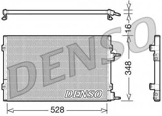 DENSO DCN06003 Конденсатор, кондиционер