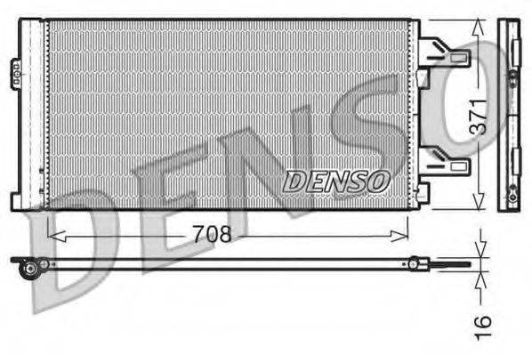 DENSO DCN07002 Конденсатор, кондиционер