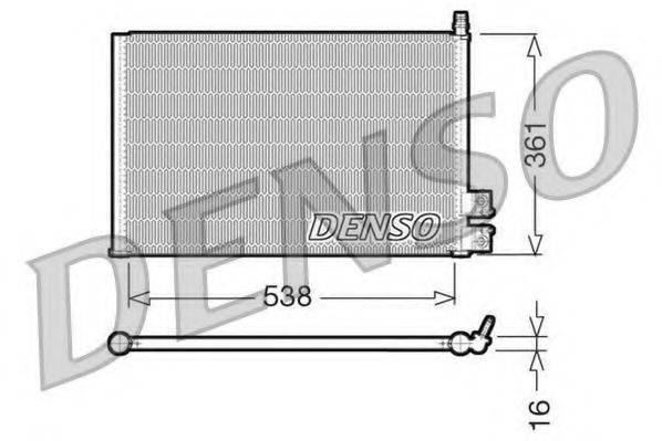 DENSO DCN10021 Конденсатор, кондиционер