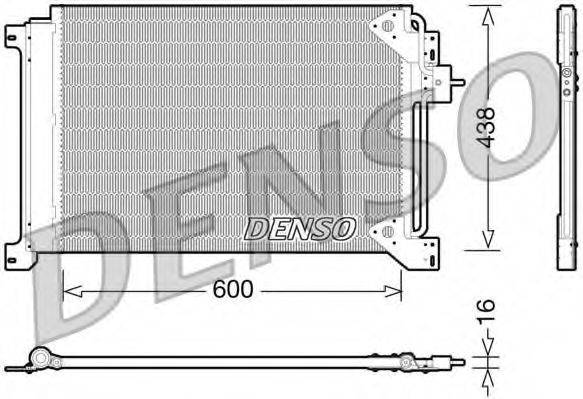 DENSO DCN12004 Конденсатор, кондиционер