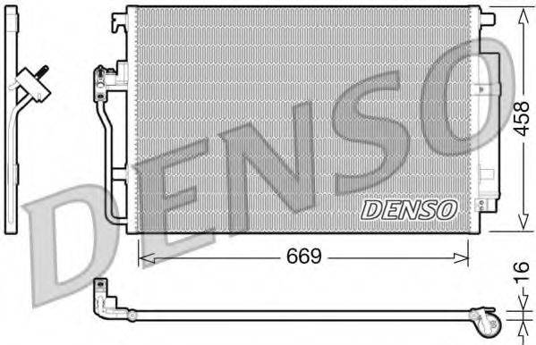 DENSO DCN17056 Конденсатор, кондиционер