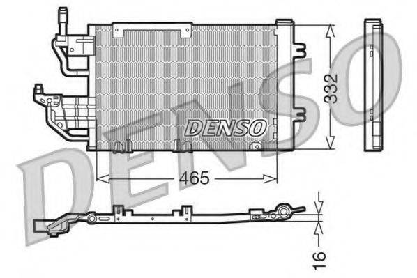 DENSO DCN20013 Конденсатор, кондиционер