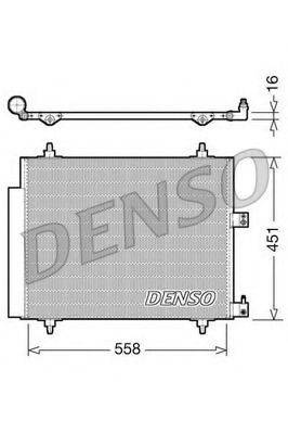 DENSO DCN21005 Конденсатор, кондиционер