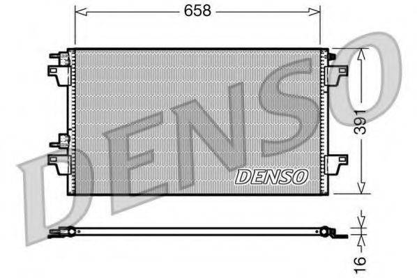 DENSO DCN23018 Конденсатор, кондиционер