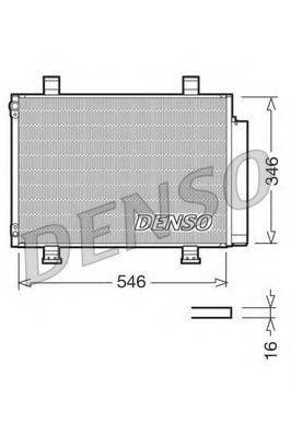 DENSO DCN47001 Конденсатор, кондиционер