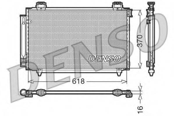 DENSO DCN50016 Конденсатор, кондиционер