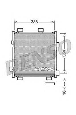 DENSO DCN50040 Конденсатор, кондиционер