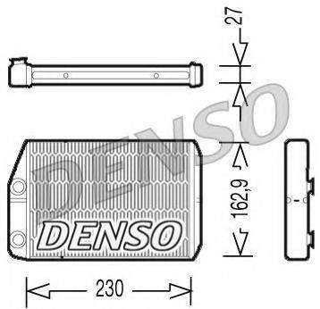 DENSO DRR09034 Теплообменник, отопление салона