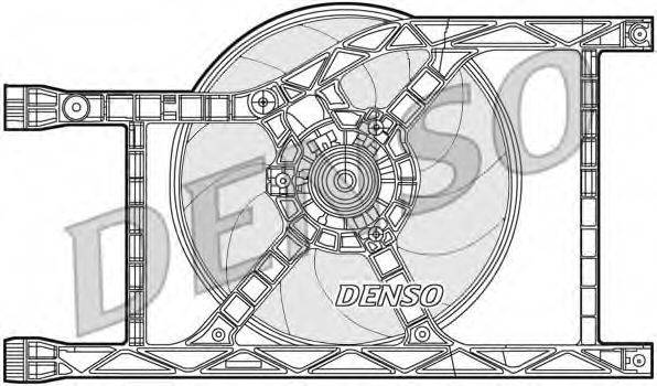 DENSO DER09045 Вентилятор, охлаждение двигателя