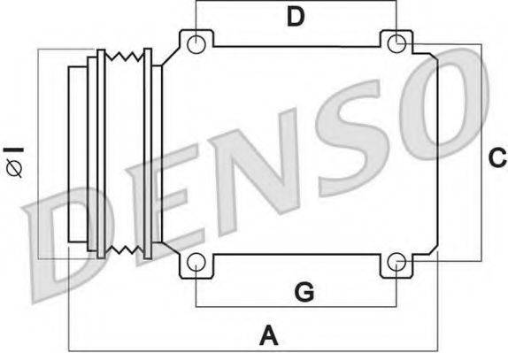 DENSO DCP02001 Компрессор, кондиционер