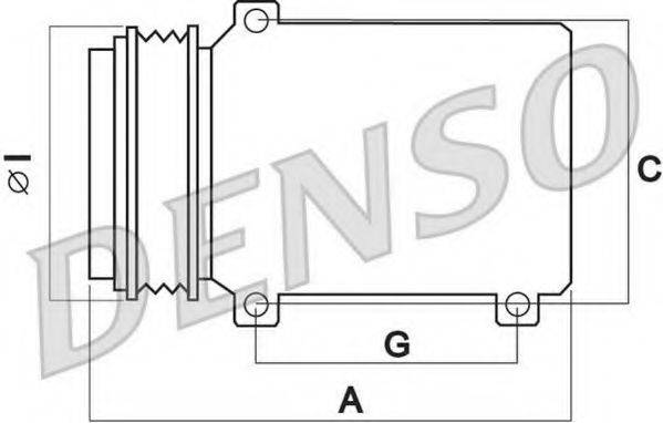 DENSO DCP02030 Компрессор, кондиционер