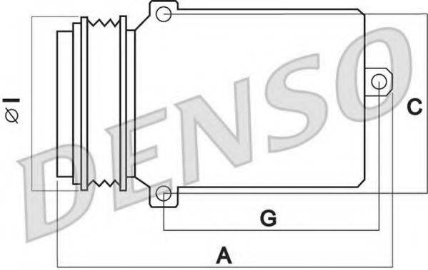 DENSO DCP02004 Компрессор, кондиционер