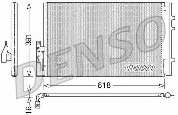 DENSO DCN05014 Конденсатор, кондиционер