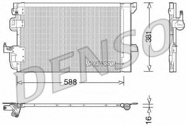 DENSO DCN20007 Конденсатор, кондиционер