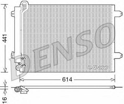 DENSO DCN32008 Конденсатор, кондиционер