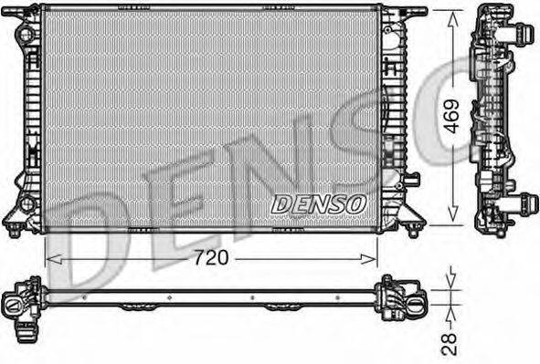 DENSO DRM02022 Радиатор, охлаждение двигателя