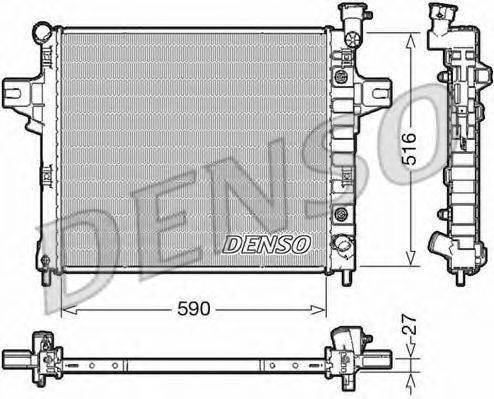 DENSO DRM06031 Радиатор, охлаждение двигателя