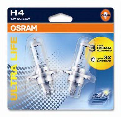 OSRAM 64193ULT02B Лампа накаливания, фара дальнего света; Лампа накаливания, основная фара; Лампа накаливания, противотуманная фара; Лампа накаливания, основная фара; Лампа накаливания, фара дальнего света; Лампа накаливания, противотуманная фара