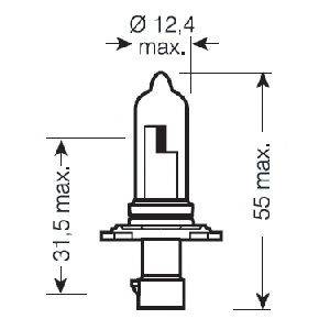 OSRAM 9005XS Лампа накаливания, фара дальнего света; Лампа накаливания, основная фара; Лампа накаливания, противотуманная фара; Лампа накаливания, основная фара; Лампа накаливания, фара дальнего света; Лампа накаливания, противотуманная фара