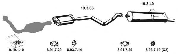 EBERSPACHER 262062 Система выпуска ОГ