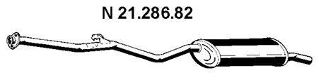 EBERSPACHER 2128682 Глушитель выхлопных газов конечный