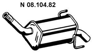 EBERSPACHER 0810482 Глушитель выхлопных газов конечный