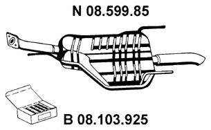 EBERSPACHER 0859985 Глушитель выхлопных газов конечный