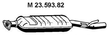 EBERSPACHER 2359382 Средний глушитель выхлопных газов