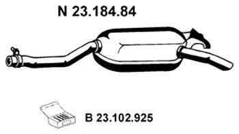 EBERSPACHER 2318484 Глушитель выхлопных газов конечный