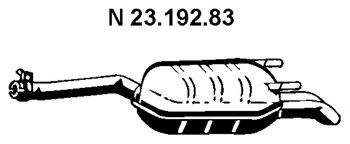 EBERSPACHER 2319283 Глушитель выхлопных газов конечный