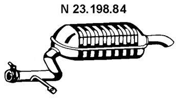 EBERSPACHER 2319884 Глушитель выхлопных газов конечный