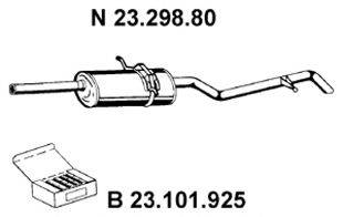 EBERSPACHER 2329880 Глушитель выхлопных газов конечный