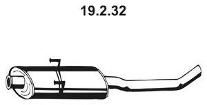 EBERSPACHER 19232 Средний глушитель выхлопных газов