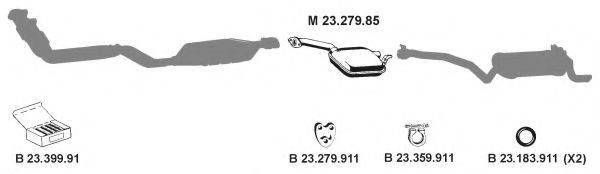 EBERSPACHER 232010 Система выпуска ОГ