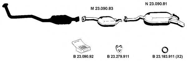 EBERSPACHER 232073 Система выпуска ОГ