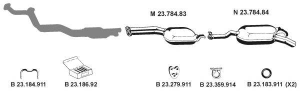EBERSPACHER 232097 Система выпуска ОГ