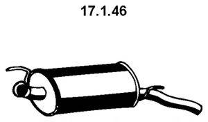 EBERSPACHER 17146 Глушитель выхлопных газов конечный