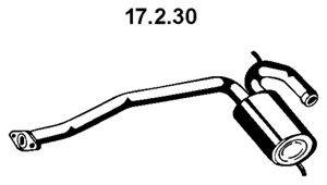 EBERSPACHER 17230 Предглушитель выхлопных газов