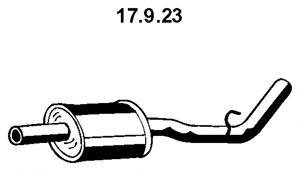 EBERSPACHER 17923 Средний глушитель выхлопных газов