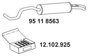 EBERSPACHER 95118563 Глушитель выхлопных газов конечный