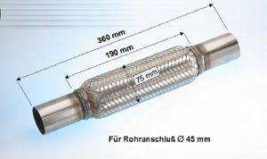 EBERSPACHER 9910279 Гофрированная труба, выхлопная система