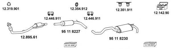 EBERSPACHER 12152 Система выпуска ОГ